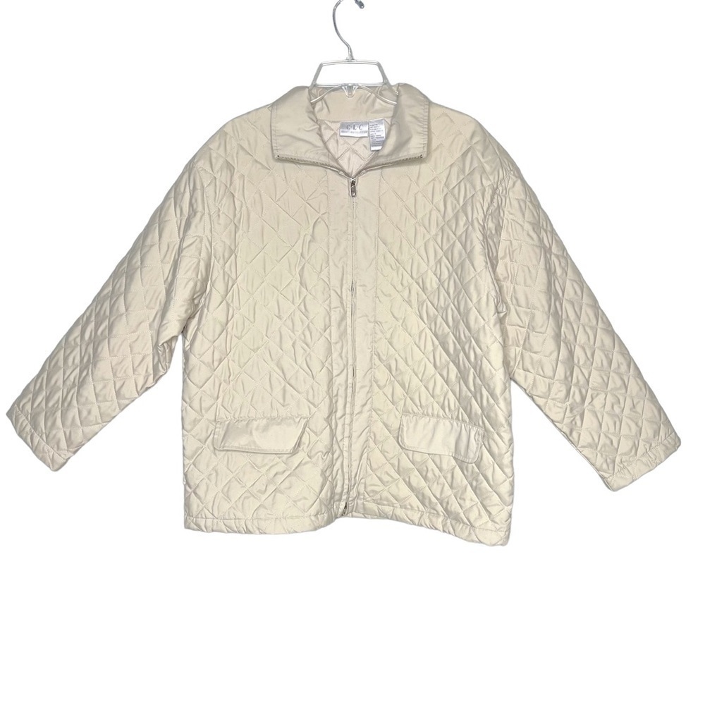Cricket Lane Collection Quilted Full Zip Jacket